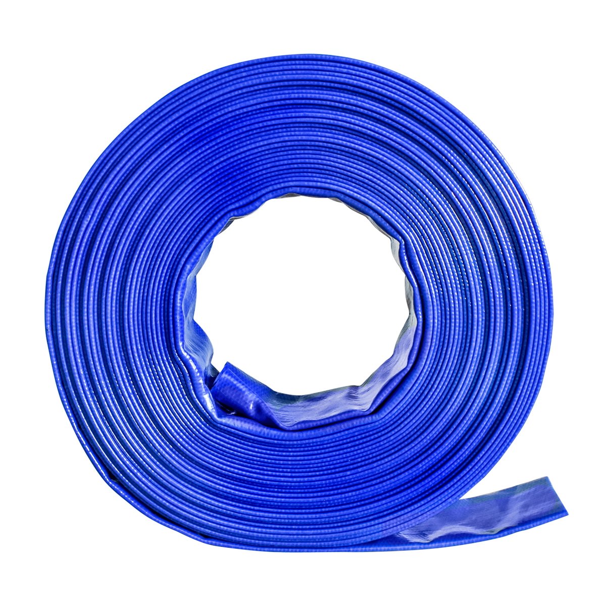 Furtun plat, siliconat pentru irigat din PVC 2 toli lungime 20m Breckner Germany